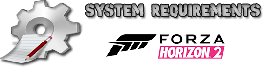 forza horizon 2 pc system requirements